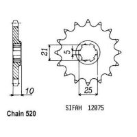Přední řetězové kolečko Cagiva